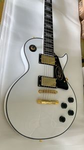 Nieuwe Custom Shop 1958 Alpine White Ebony Fingerboard Frets Binding Elektrische Gitaar Gouden Hardware China Made Electric Guitars Gratis verzending