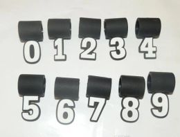 Nuevos números de silicona personalizados para deporte Tornado collar de titanio número de béisbol 11 LL