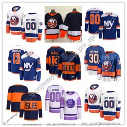 Nouveaux maillots de hockey des Islanders de York Custom