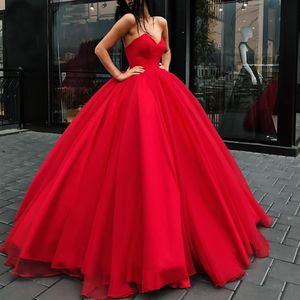 Nieuw Aanpassen Simple Sweetheart Vestidos de Graduacion Tull Vestido Formature Ball-jurk Lange avond Prom Dresses