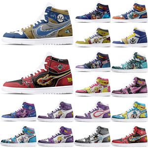 Nouvelles chaussures personnalisées 1s bricolage chaussures de basket-ball hommes 1 femmes 1 Anime personnalisé personnage chaussures de sport