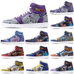 Nouvelles chaussures personnalisées 1s chaussures de bricolage chaussures de basket-ball hommes femmes personnalisation de personnage d'anime tendance personnalisée chaussures de basket-ball en plein air