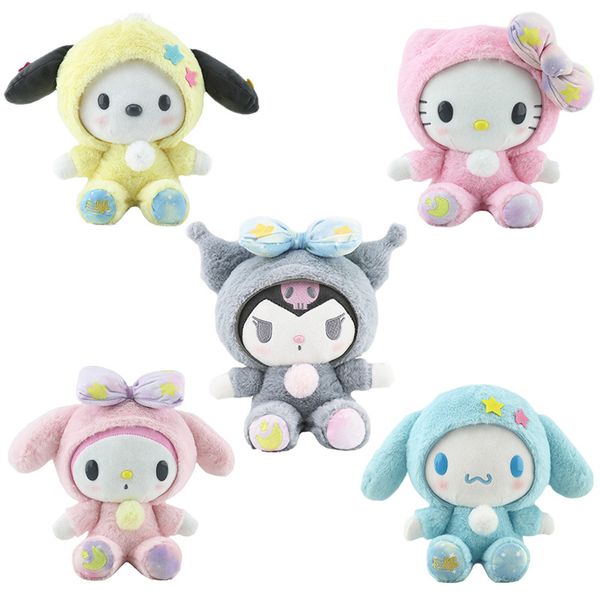 Nueva muñeca de muñeca Kuromi Lindo y Creative TIE, Nightwear de Fantasy Star, Little Cat Plush Toy