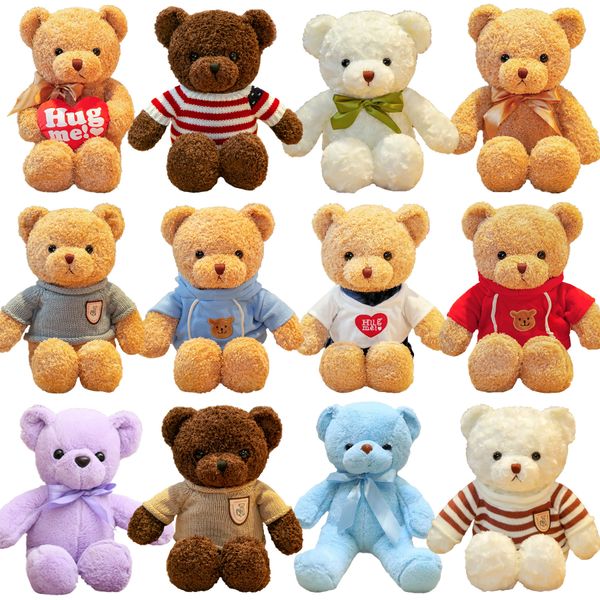 Nouveau cadeau de poupée mignonne étreinte Big Bear Cadeau petit ours en peluche Toy cadeau d'anniversaire avec cadeau à la main Gift pour enfants Livraison gratuite DHL / UPS