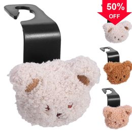 Nuovo simpatico gancio per orso seggiolino auto poggiatesta supporto portaoggetti simpatico orso ganci gancio per sedile posteriore accessori per clip per decorazione interna automatica