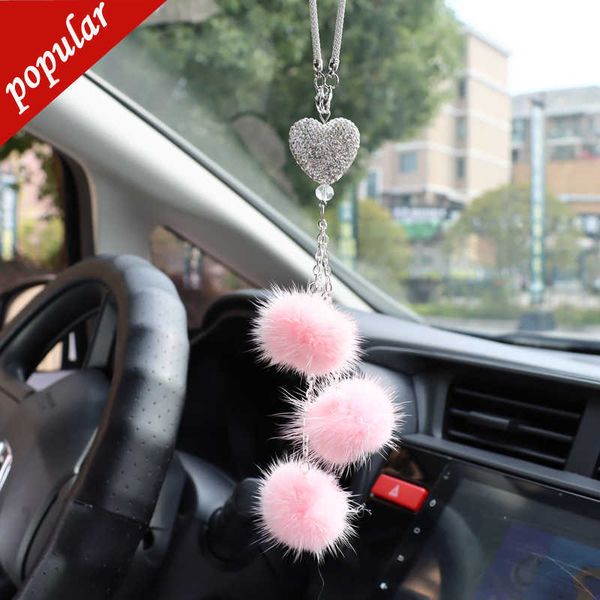 Neue nette Auto Ansicht Spiegel Hängen Anhänger Auto Wohnkultur Glück Fahrzeug Ornament Mini Auto Zubehör Innen Hängen für Mädchen