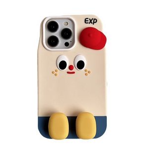 NIEUWE Leuke Cartoon 3D Ontwerp Telefoon Leuke Case voor iPhone 15 14 13 12 11 Pro Max Promax Fashion back Cover Cases