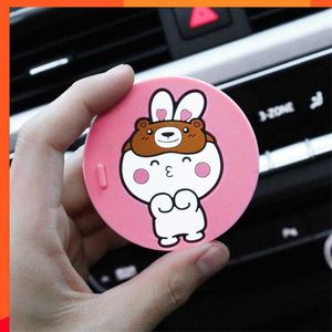 Nieuwe schattige cartoon cupmat universele auto-opbergkussen auto decoraties Cup pad non-slip cartoon non-slip coaster persoonlijkheid