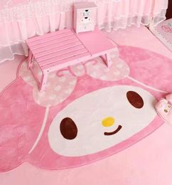 Nouveau dessin animé mignon My Melody Carpet Anime 100x160cm Home Soft Fur Rapes enfants Chambre de chambre à coucher de chambre à coucher Decormor 213424047