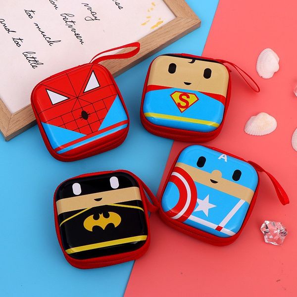 Nueva Linda cartera de hojalata de dibujos animados Zero, bolsa de almacenamiento de monedas cuadrada creativa para auriculares, Mini bolsa con cremallera, pequeño regalo