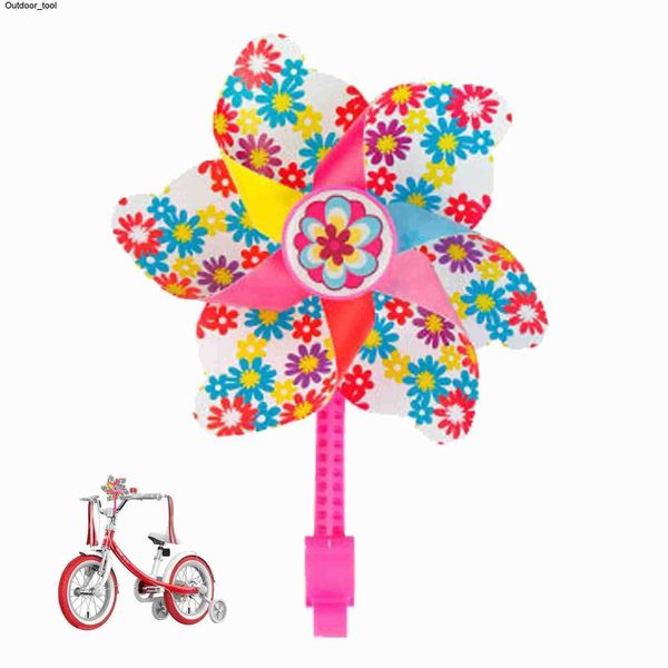 Nouveau mignon enfants vélo guidon fleur moulinet moulin à vent décoration pour enfant vélo Scooter cyclisme accessoires