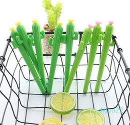 Nouveau Stylo Gel Cactus créatif kawaii, plantes succulentes, papeterie cadeau pour enfants, papeterie scolaire
