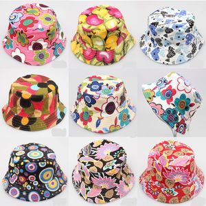 New Cute Kids Girls Summer Cotton Bucket Hats Cap Sun Beach Beanie hat Lovely Summer Casual Gorra de pesca 30 colores