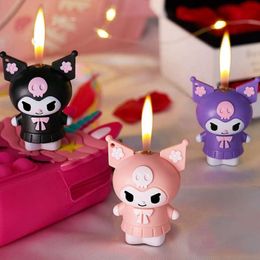 Nouvelle torche mignonne kuromi plus légère avec des briquets Kawaii à flamme rose pour les cadeaux de filles filles
