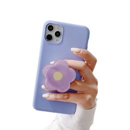 Nieuwe schattige marmeren groeiende telefoonstandige grip vinger rring ondersteuning anti-fall ronde opvouwbare mobiele telefoonhouder voor iPhone 11