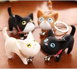 NOUVEAU MIGNE MEOW CAT Doll Key Chain Pu Lovers Styles Souvenirs Wedding Keychains Gift Key Key Ring 5PCSLOT9817332