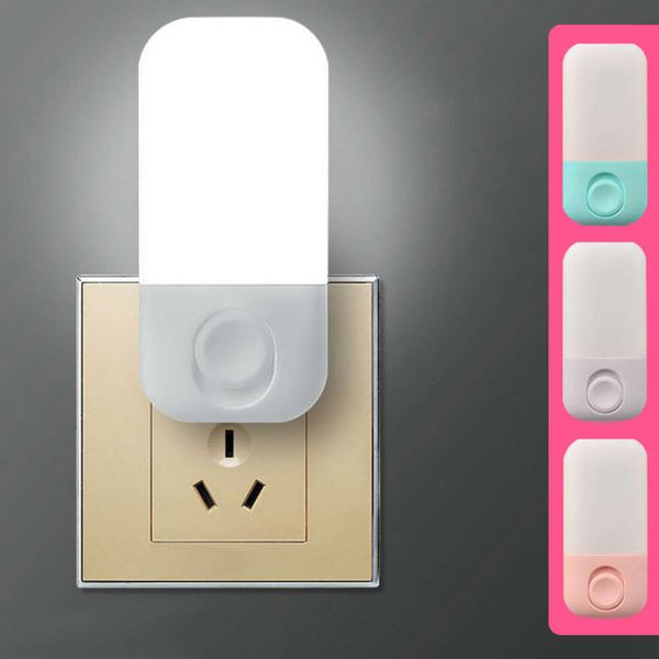 Nouveau Mignon Mini variateur de nuit bébé soins infirmiers oeil chambre sommeil lumière Plug-In LED lampe à économie d'énergie