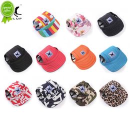 Nieuwe schattige Pet mode effen kleur Hond Hoed Baseball Cap Winddicht Reizen Sport Zon Hoeden voor Puppy Grote Hond Outdoor Accessoires