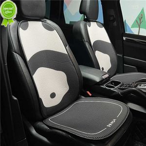 Nouveau mignon été dessin animé Panda universel siège de voiture coussin respirer glace soie tapis quatre saisons utiliser Auto siège couverture voiture accessoires