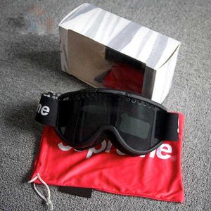 Nouveau cylindre lunettes de ski double couche anti-buée hommes et femmes en plein air sable lunettes de ski équipement de lunettes de ski PFTVK0 TVK0