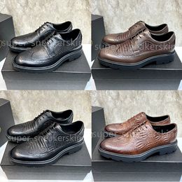 Designer schoenen mannen sneakers casual schoenen vintage mode zwart krokodillenhuid buiten plat trainers chaussures trouwschoenen maat 38-46 met doos