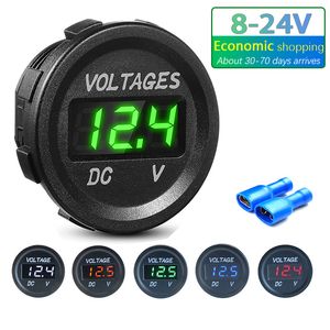 Nuevo Medidor de voltaje D1, pantalla Led para coche, motocicleta, DC 5V-48V, Mini voltímetro Digital, amperímetro