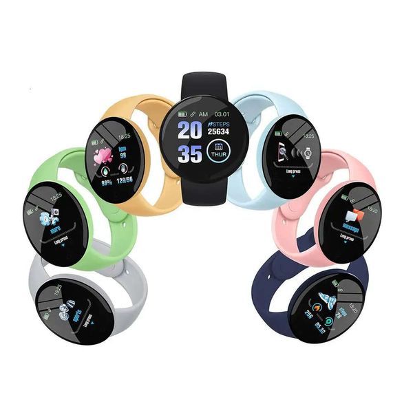 Montre connectée D18s, écran 1.44 pouces, Bluetooth, Compatible 4.0, moniteur de sommeil, moniteur de fréquence cardiaque, nouveau