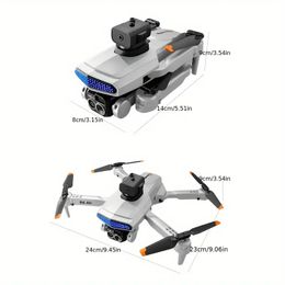 Nieuwe D6 Drone, Optical Flow Posit Hover, HD Elektrische aanpassing Dual Camera, Five Sided Obstacle Vermedance, One-Key start/Landing, cadeau voor volwassenen!