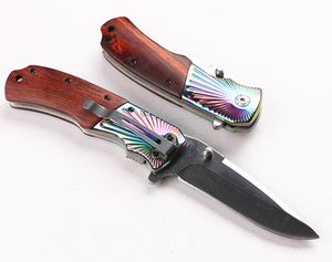 NIEUW DA82 Assisted Fast Open Flipper Folding Blade Knife 5CR15MOV 58HRC Stone Wash Blade Messen met winkelboxpakking