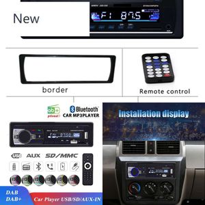 Nieuwe DAB-auto Radio Autoradio Stereo Receiver FM AUX Input SD USB JSD-520 12V In-Dash 1Din Bluetooth MP3 Multimedia Player