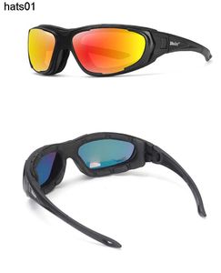 Nouveau Daisy C9 édition militaire lunettes tactique polarisées moto pare-brise lunettes de soleil de pêche lunettes de soleil de tir