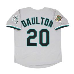 NOUVEAU Darren Daulton 1997 Florida Home Road World Series Jersey XS-5XL 6XL maillots de baseball cousus Retro