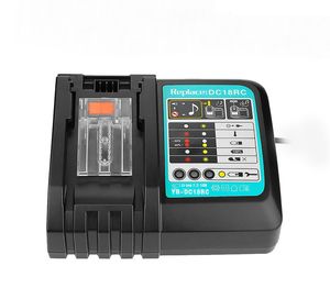 NEW DC18RCT Li-ion Battery with screen Charger 3A Charging Current for 14.4V 18V BL1830 Bl1430 DC18RC DC18RA Power tool + USB port
