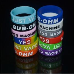 Nieuwe Decoratieve En Bescherming Band Siliconen Rubberen Ringen E-sigaret Silicon Bands Antislipbanden 22*7*1.5mm