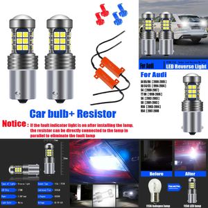 Nouvelles lumières décoratives 2pcs Car canbus Erreur gratuite LED LED RETOUR AMPLALE LAMPE DE SAUVEUR P21W BA15S 1156 pour Audi A4 B5 B6 A6 8N S6 S8 RS6 RS4 C4 C5 S4 TT