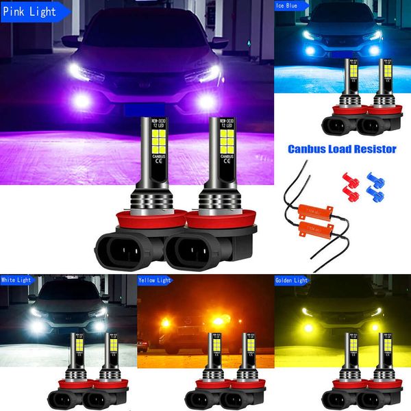 Nouvelles lumières décoratives 2 pièces lampes antibrouillard LED de voiture H8 H11 H16 JP pour Suzuki Swift mk3 mk4 mk5 Grand Vitara Ignis Jimny Kizashi Alto Baleno Celerio SX4