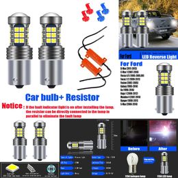 Nieuwe decoratieve lichten 2 stks P21W BA15S CANBUS LED Reverse Lights voor Ford B-Max C-Max Fiesta 4 5 MK4 MK5 Focus 2 Mk2 Galaxy Ka Kuga Mondeo Ranger S-Max S-Max S-Max S-Max S-Max