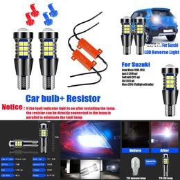 Nouvelles lumières décoratives 2 pièces T15 Canbus LED ampoules de feux de recul W16W lampe de secours pour Suzuki Grand Vitara Ignis 3 Swift mk5 SX4 2013 2014 2015 2016 2017