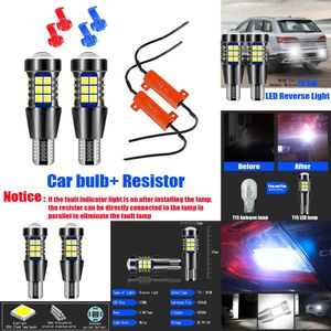 Nieuwe decoratieve lichten 2 stks T15 T16 921 W16W CANBUS LED BULB AUTO -back -up omgekeerde lichten voor Audi A3 8P B8 B6 C7 A4 A5 A6 C5 C6 A7 A8 Q3 Q5 Q7 S4 S5 S6