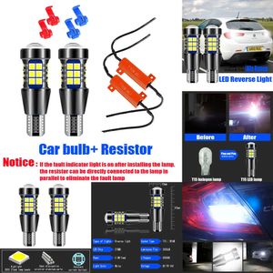 Nouvelles lumières décoratives 2 pièces T15 W16W LED ampoules Canbus voiture feu de recul pour Alfa Romeo 159 147 156 Giulietta Mito aucune erreur 921 912 T16 LED ampoule