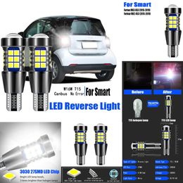 Nieuwe Decoratieve Verlichting 2X LED Reverse Gloeilamp W16W T15 921 Canbus Geen Fout Backup Lamp Voor Smart Fortwo MK3 453 Forfour MK2 2015 2016 2017 2018 2019