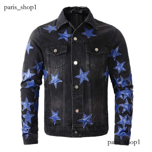 Nouvelle veste en jean de haute qualité Loe Designer Jacket Men Amirs Loose Denim Coat tendance Denims Vêtements Cardigan 564