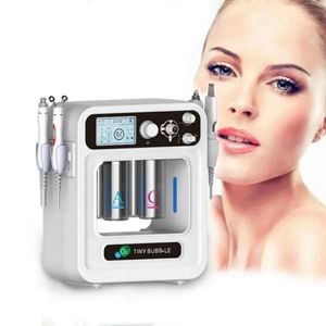 Nouveau design 6 en 1 machine de soins de la peau H2O2 Hydrogène Oxygène petite bulle nettoyage du visage peau peeling eau soins du visage Jet d'oxygène