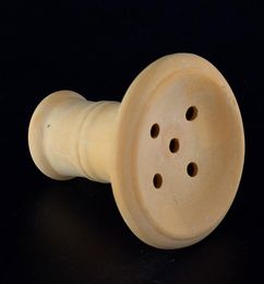 Nouveau design 78 mm 5 trous en céramique SHISHA BOLLAG BOL-SILICON Tête pour le tuyau à charbon de shisha TIP TIRE Céramique Bowl3722364