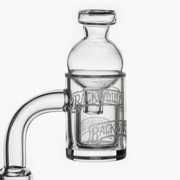 Waterpijp ontwerp afgeschuinde rand quartz banger 25mm OD nagels insert glazen carb dop voor bongs dab rig