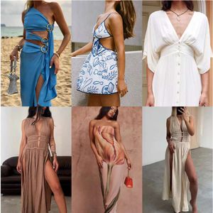 Nieuw ontwerp Boheemse modejurken Sexy Slim Fit Cut Uit Nieuwe Aankomst zomerjurken voor vrouwenkleding FZ2405111