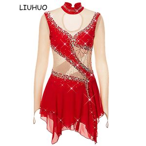 Nouveau Design pas cher prix enfants vêtements de danse impression sublimée manches longues gymnastique formation robes de patinage pour les filles