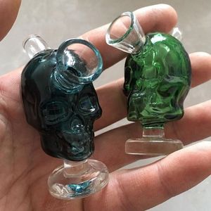 NIEUWE Design Kleurrijke Skull Travel Bongs Mini The Martian Blunt Bong Smoking Bubble kleine waterleidingen op voorraad