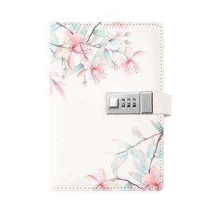 Nieuw ontwerpcombinatie Lock Diary Lined Notepad Hardcover Executive Notebooks 551x787 inch No Pentpn053 T200727