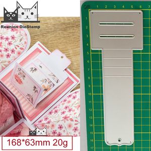 Nieuw ontwerp Craft Metal Die Cuts Push and Pull Mechanism Cards Cutting Die Scrapbooking Album Diy Paper Card Embossing Stencils